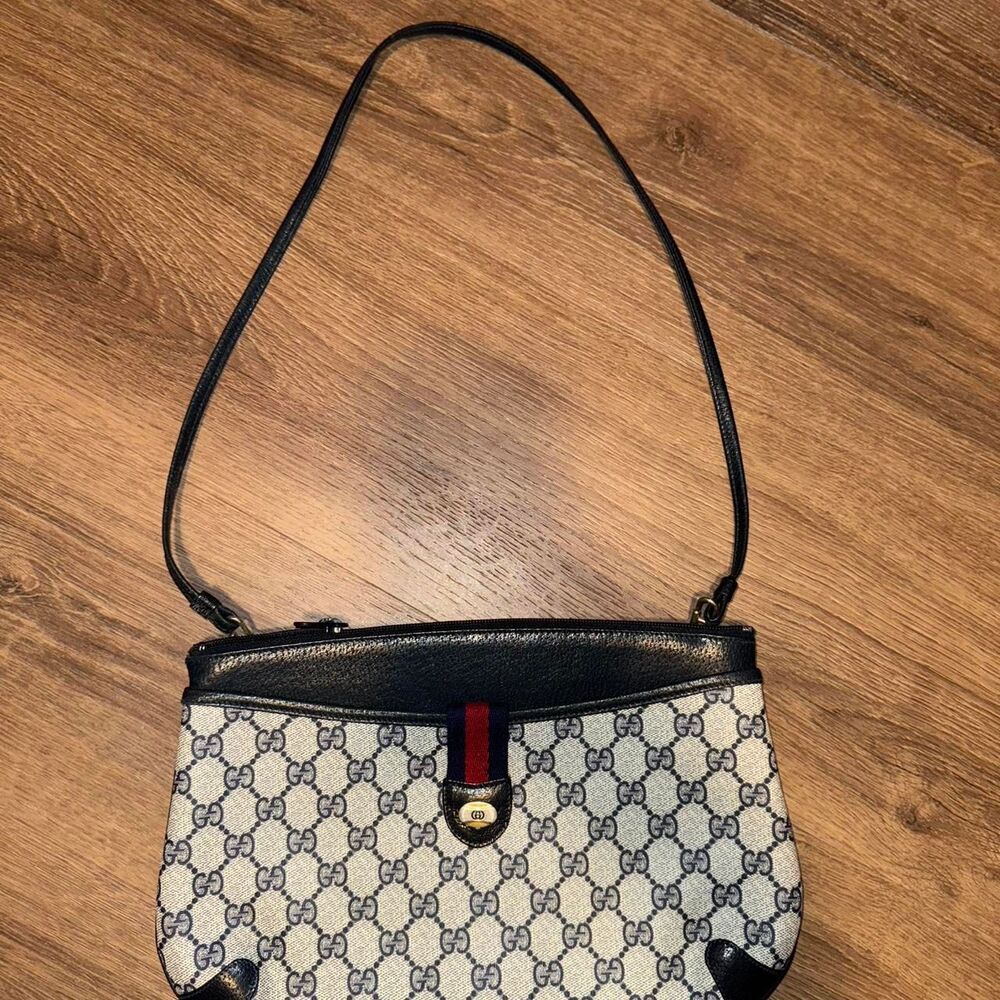 Gucci Women's Blue and Navy Bag